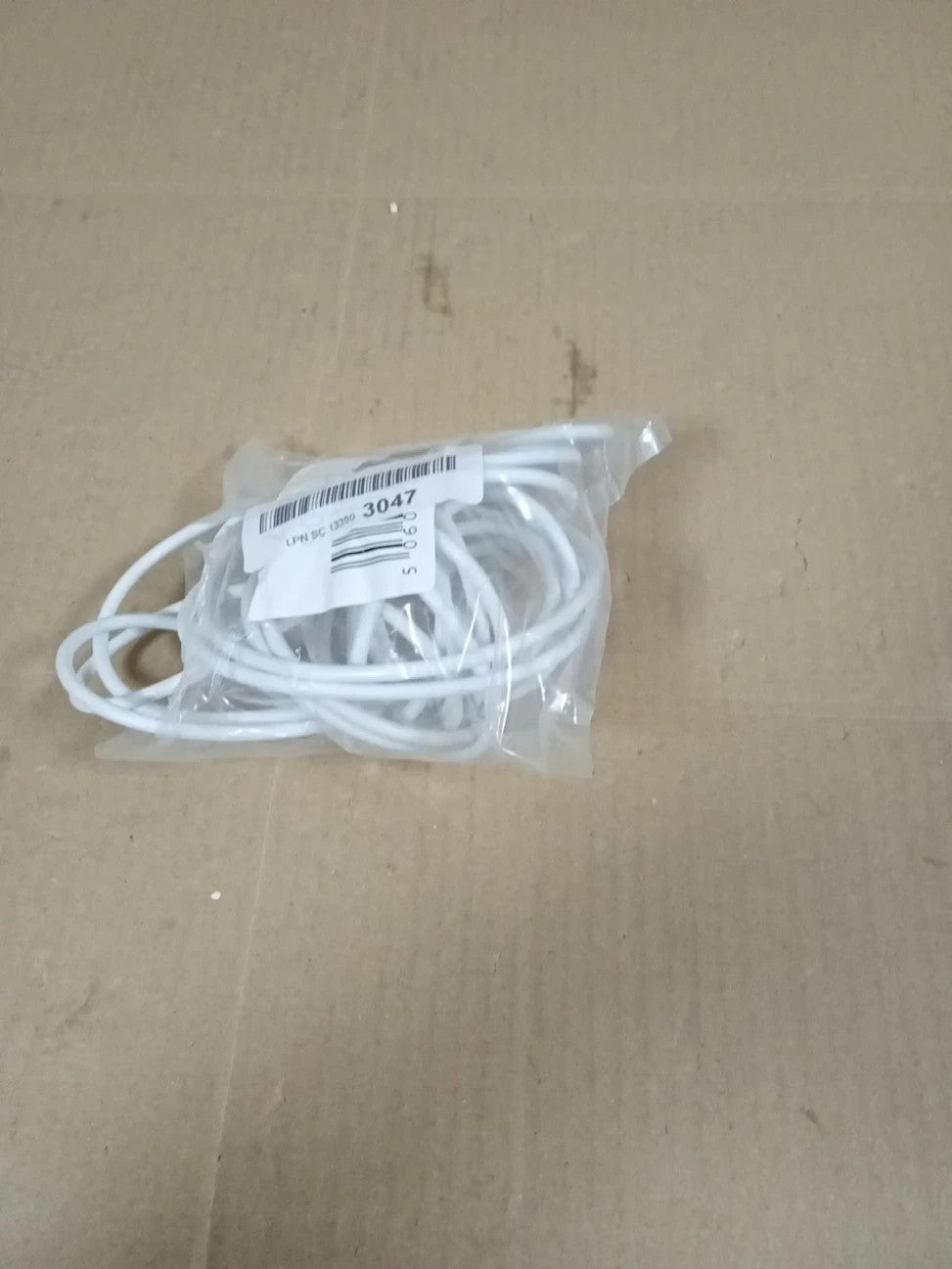 Zuvo Curtain Wire Hooks Eyes Extra Strong 4m Net Polyvinyl Chloride White New