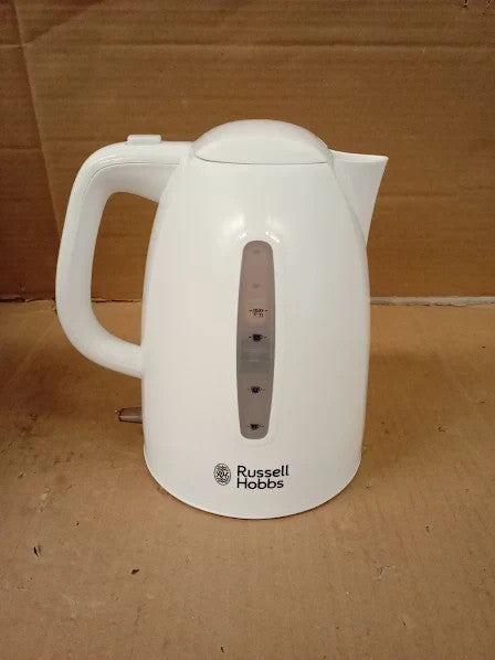 Russell Hobbs Electric 1.7L Cordless Kettle Fast Boil 3KW White Matt High Gloss