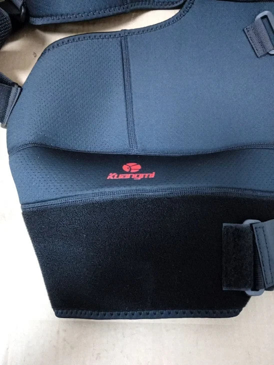Kuangmi Sport Double Shoulder Support Adjustable Black 1 Piece XXX Large New