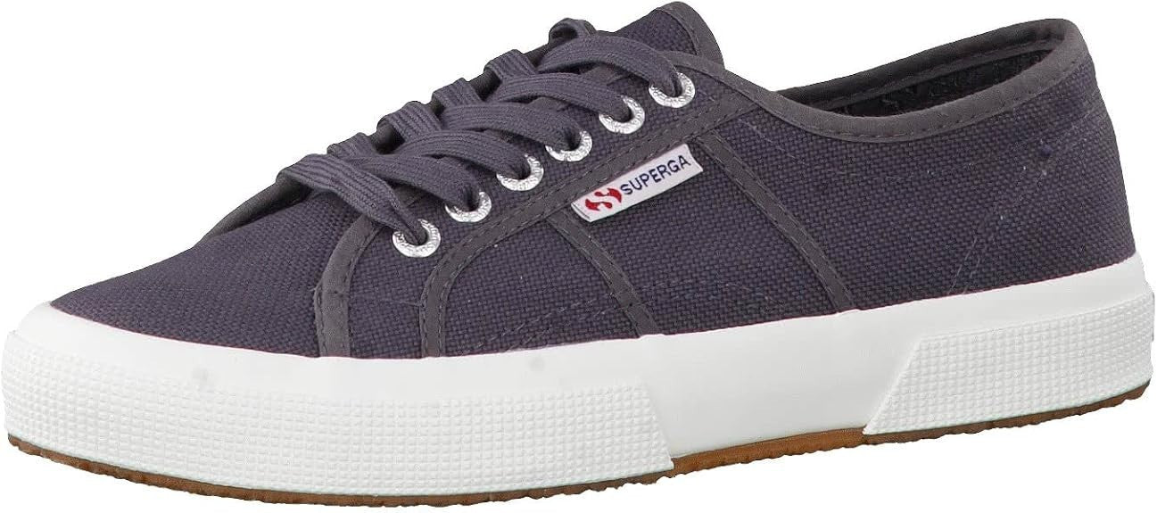 Superga Unisex 2750 Cotu Classic Trainers Dk Grey Iron 3.5uk New
