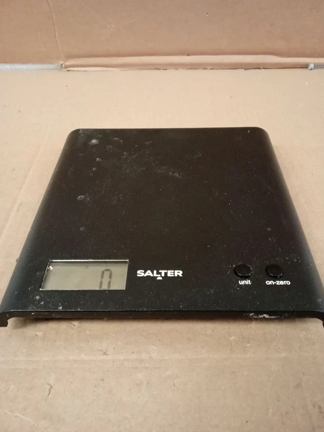 Salter Black Digital Scale Imperial And Metric Measurements LCD Display