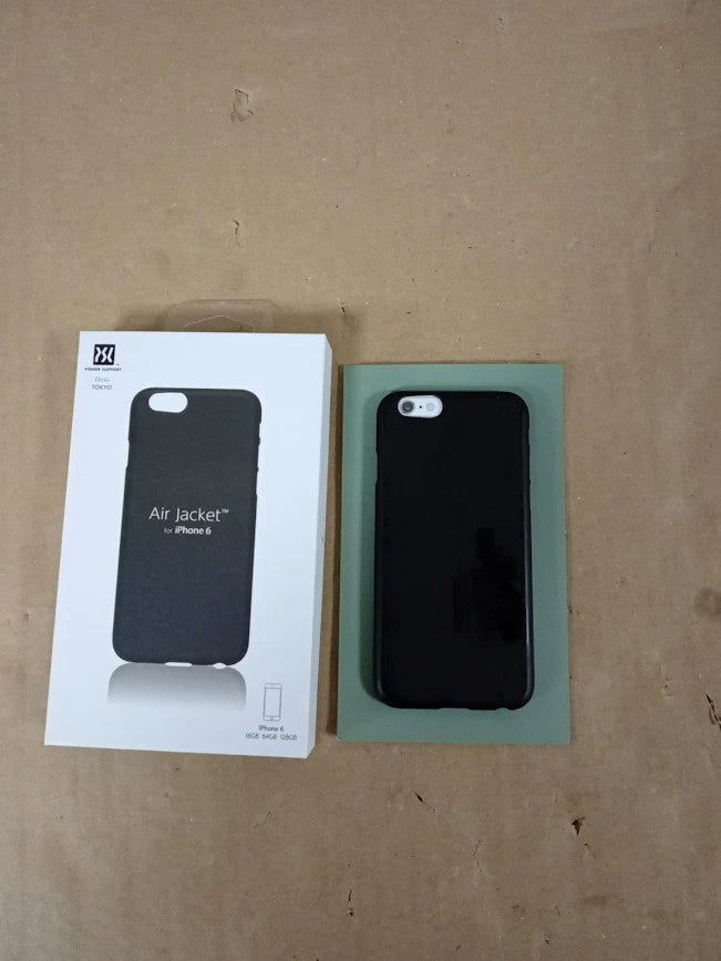 PowerSupport Air Jacket Protective Cover For iPhone 6 Silicone Case Black