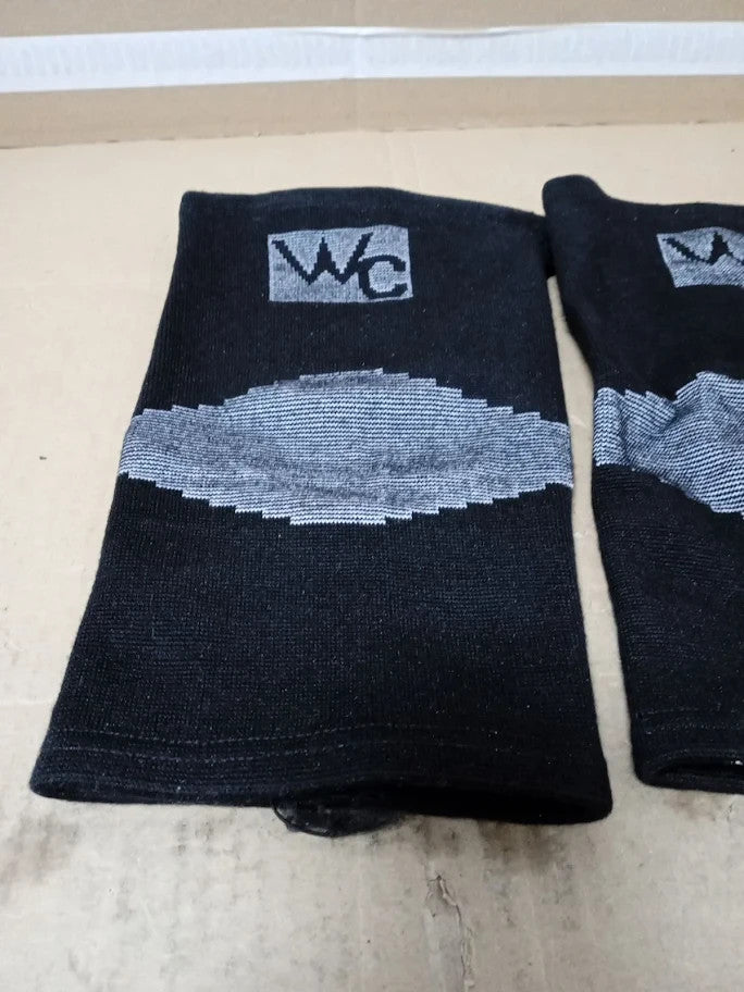 Wonder Care Black Bamboo Knee Sleeves Unisex Support Running Gym XL