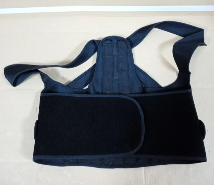 8 Magnet Posture Corrector Back Support Brace Adjustable Men Women Size M New