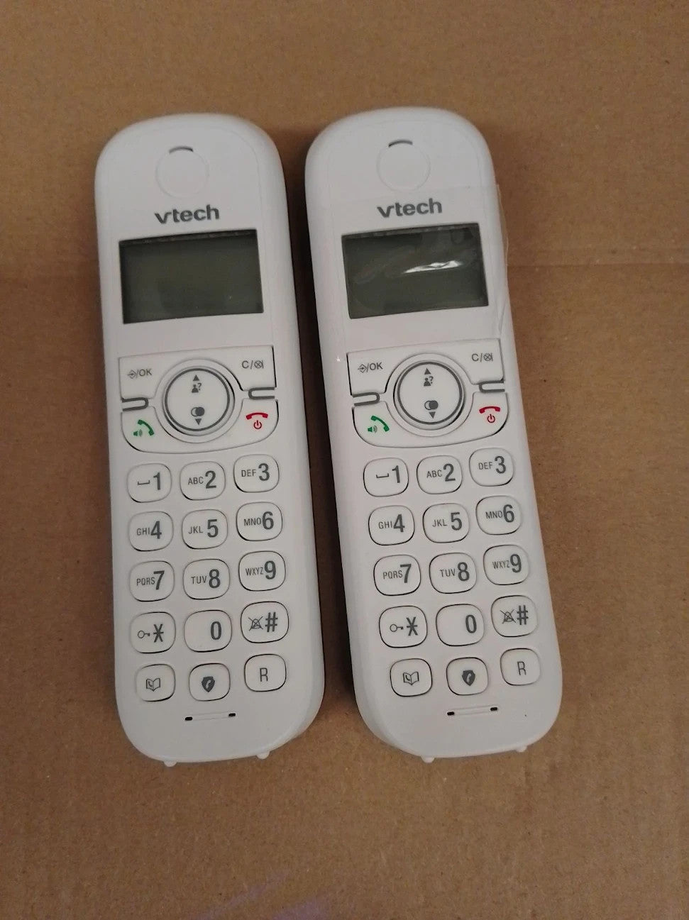 VTech CS1501 DECT Cordless Phone Call Block 2 Handsets Intercom Landline White