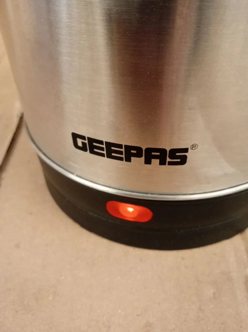 GEEPAS Electric Kettle 1.8L Cordless Stainless Steel Jug LED Indicator 1800W