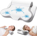Topesct Cervical Pillow Neck Shoulder Support Ergonomic Memory Foam Grey New