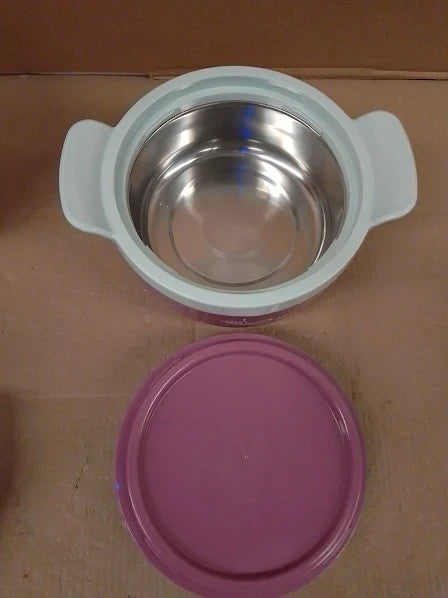 Milton Casserole Hot Food Pot Insulated 2150ml Stainless Steel Lid 74 Oz