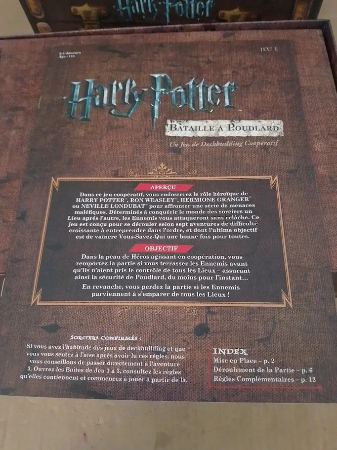 Asmodee USAopoly Harry Potter Hogwarts Battle Cooperative Deckbuilding 11+ New