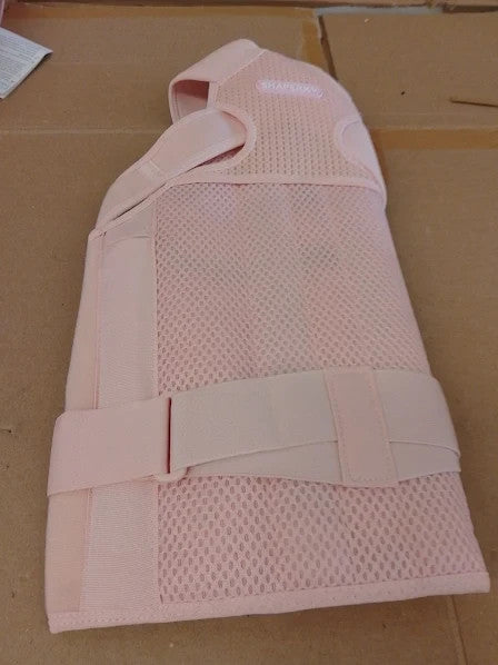 Shaperky Posture Corrector Women Full  Support Back Brace Pink Medium New
