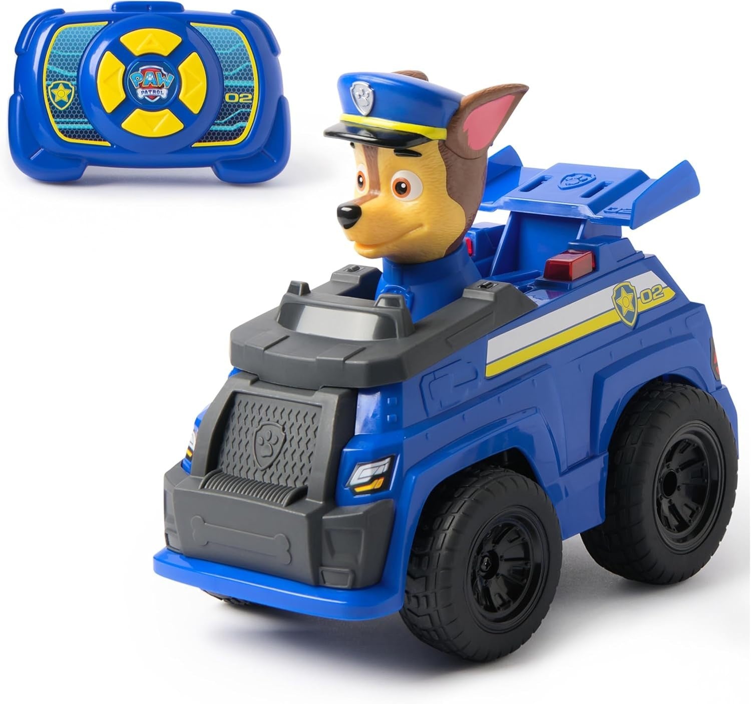 Paw Patrol Chase RC Action Cruiser Remote Control Car LED Lights Kids Toy 3+ New