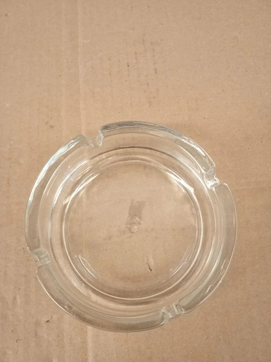 Utopia Clear Stackable Ashtray 4.25" Single 10.7x10.7x3.2cm 1 Pack
