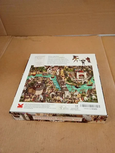 The World of Shakespeare 1000pcs Jigsaw Puzzle Vibrant Varied Colors New