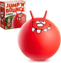 Toyrific Jump N Bounce 24 Inch Kids Space Hopper Bouncing Ball Handles Red New