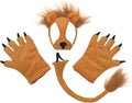 Bristol Novelty DS138 Lion Costume Accessory Set One Size Brown New
