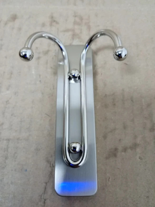 Command Decorative Hook Indoor Use 2 Metal Hooks Hang Jackets Purses Handbags