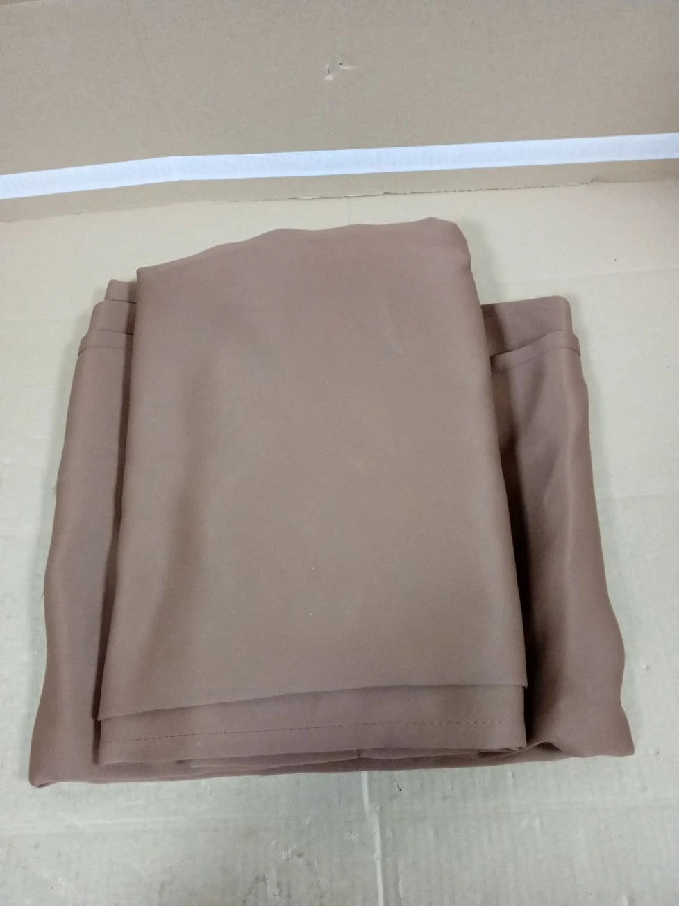 Deconovo Functional Thermal Insulated Blackout Curtains 52x72in Brown Pair New