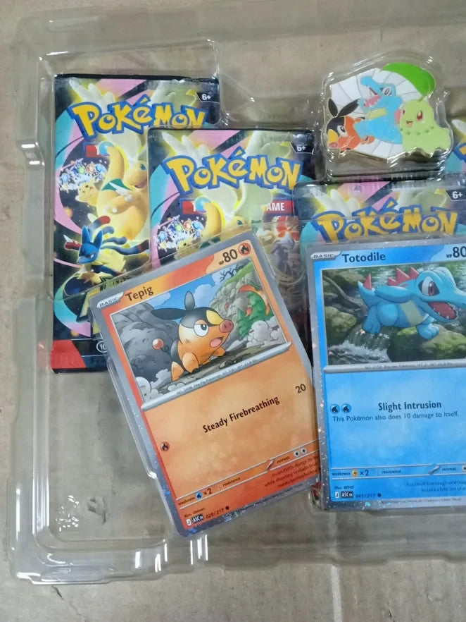 Pokemon TCG Mega Evolution Ascended Heroes First Partners Deluxe Pin Box Used