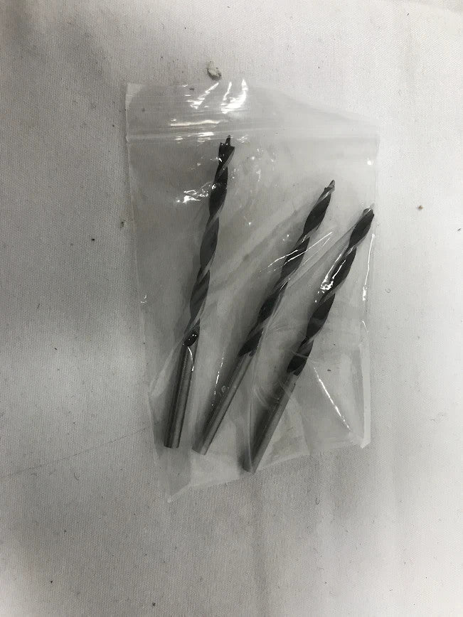 Sourcing Map 3pcs Brad Point Drill Bits 3.5mm Dia Straight Round Shank New