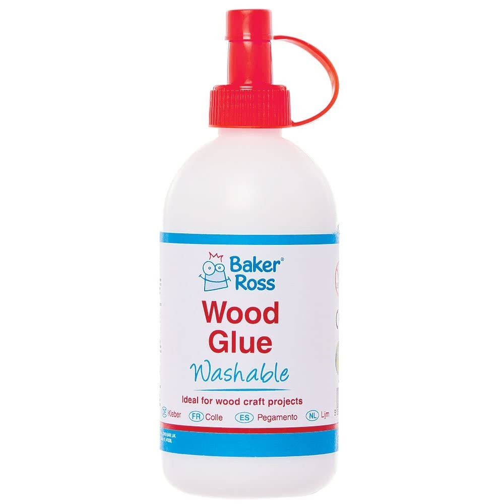 Baker Ross FC859 Wood Glue 250ml Bottle Glue Crafts New