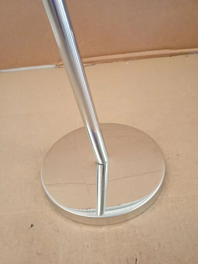 Habitat Stainless Steel Toilet Roll Holder 44x15x15cm Waste Bin 1Litre
