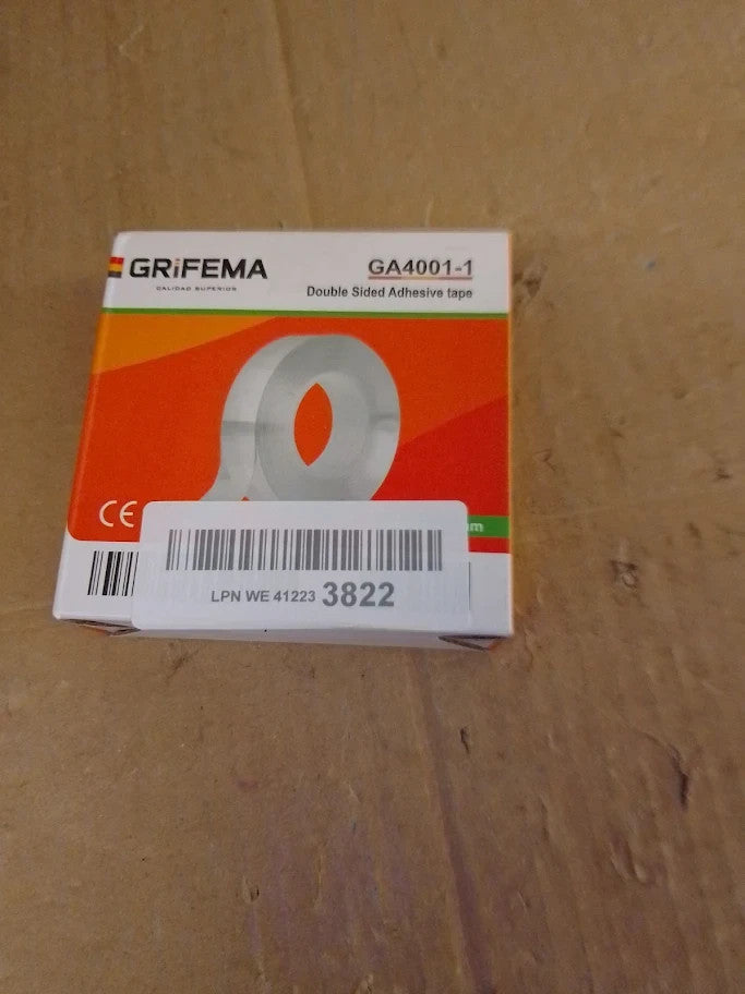 Grifema GA4001 1 Double Sided Tape Heavy Duty Removable Reusable 3x2x1mm