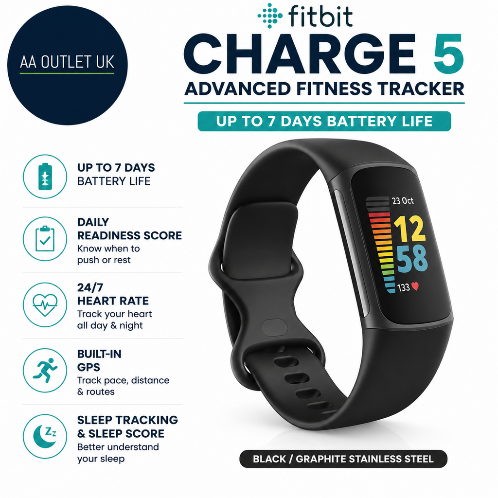 Fitbit Charge 5 Activity Tracker Up To 7 Days battery Life Daily Readiness Score