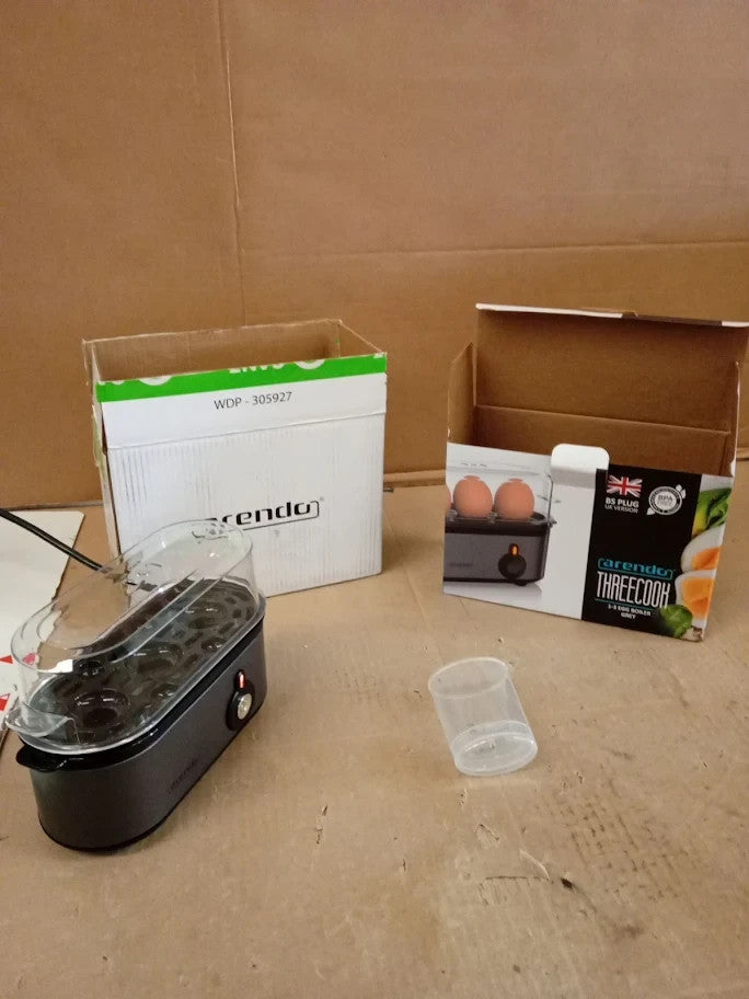 Arendo Electric Egg Boiler Automatic Cooker With Warming Function New