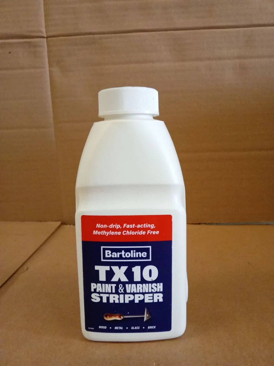 Bartoline TX10 Paint Varnish Stripper 500ml Extra Strong Non Caustic Remover