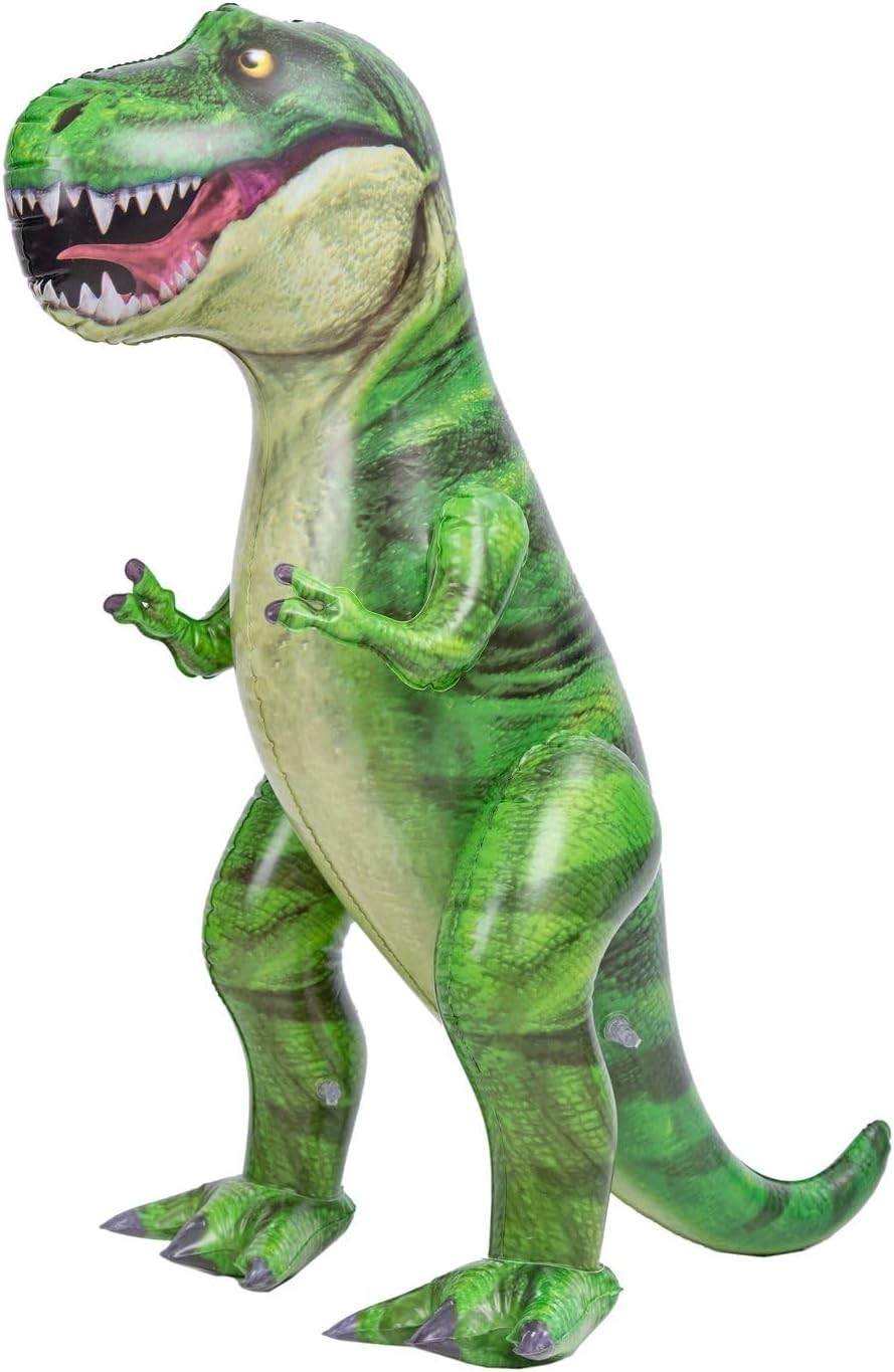JOYIN 76cm Tyrannosaurus Rex Inflatable Green Toy Pool Party Decorations 3+ New