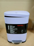 Spirella Akira Pedal Bin 5L Stainless Steel Soft Close Fall Brake Matt Lavender