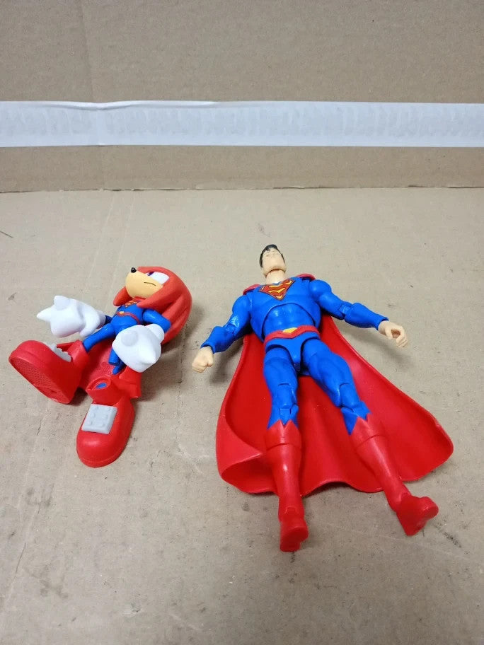 DC Sonic Knuckles Superman Action Figure Multipack Officially Jakks Pacific