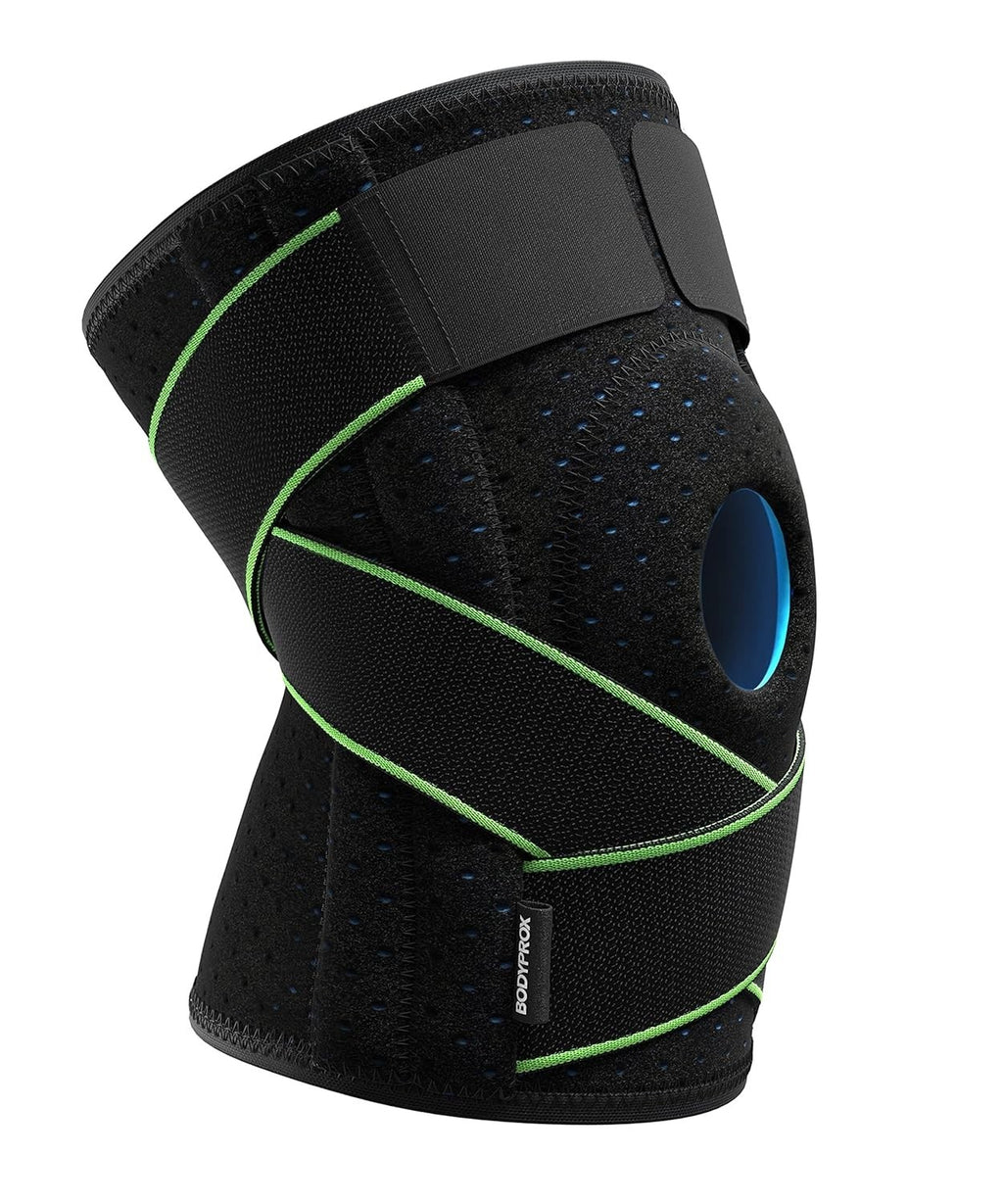 Bodyprox Knee Brace Side Stabilizers Patella Gel Pads Support XS New
