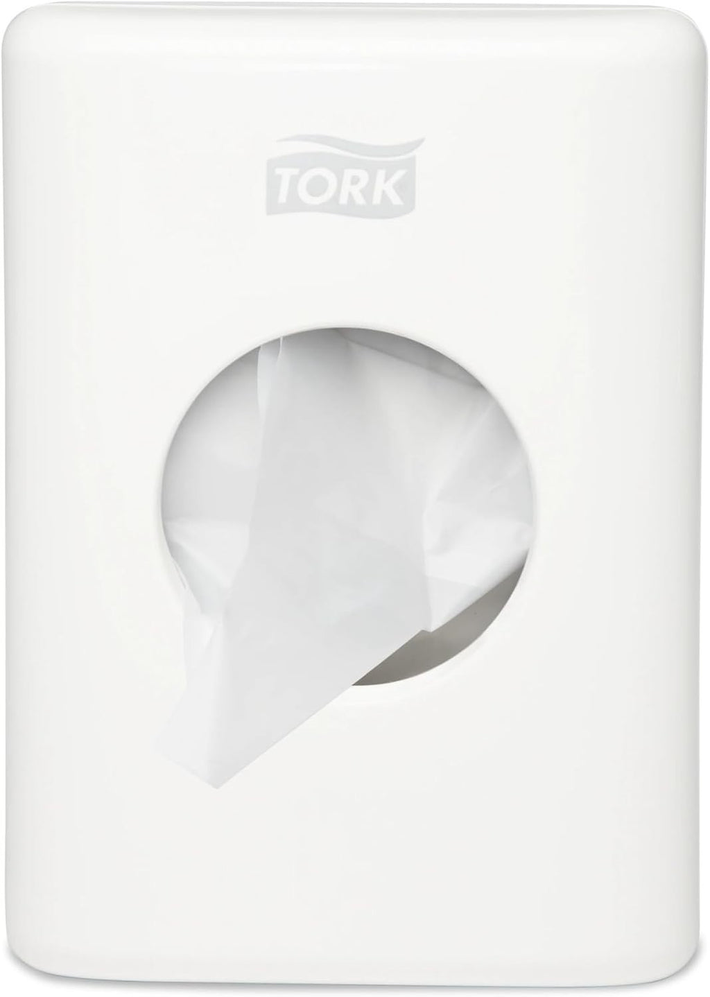 Tork Hygiene Bag Dispenser White 566000 Countertop 14x10cm New
