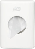 Tork Hygiene Bag Dispenser White 566000 Countertop 14x10cm New
