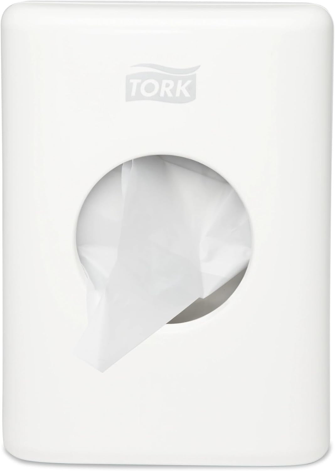 Tork Hygiene Bag Dispenser White 566000 Countertop 14x10cm New