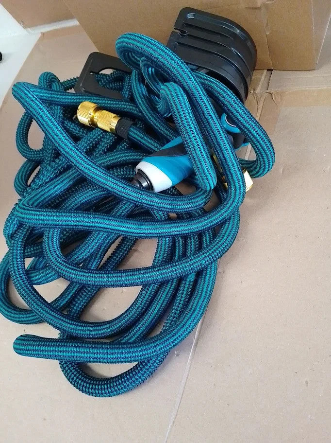 Zenmos 100ft Expandable Garden Hose Pipe 10 Function Nozzle Upgraded 3 Layer