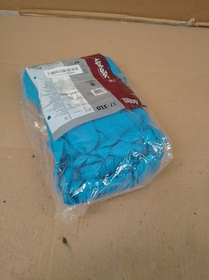 Ansell AlphaTec 37310,Multipurpose Nitrile Gloves Reusable Latex Free Large New