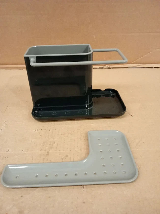 Joseph Joseph Caddy Kitchen Sink Area Organiser Sponge Holder Cloth Hanger Grey