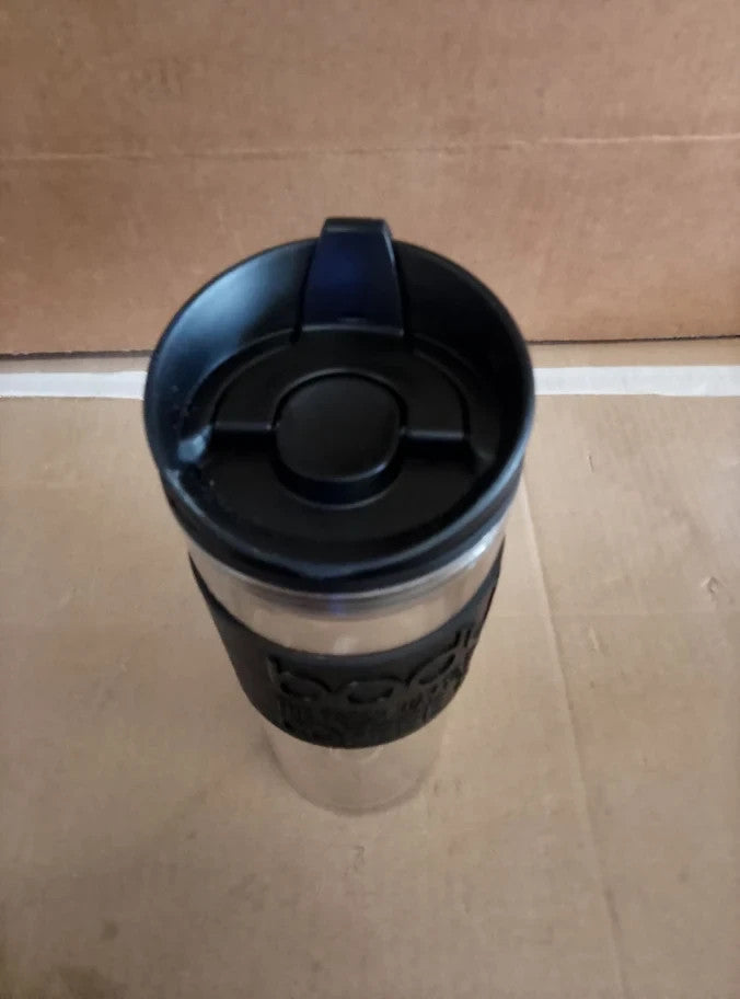 Bodum 11101-01S Travel Mug Insulated Plastic With Flip Lid 0.45Litres