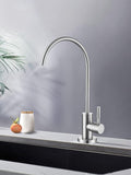 Drinking Water Tap Kitchen Sink Lead Free RO Filter Brushed Nickel Stainless New
