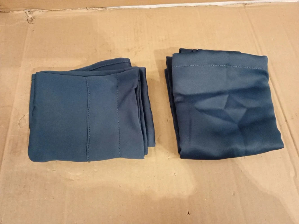 LinTimes Short Curtains 30in Long Bathroom Set 2 Panels Rod Pocket Blackout New
