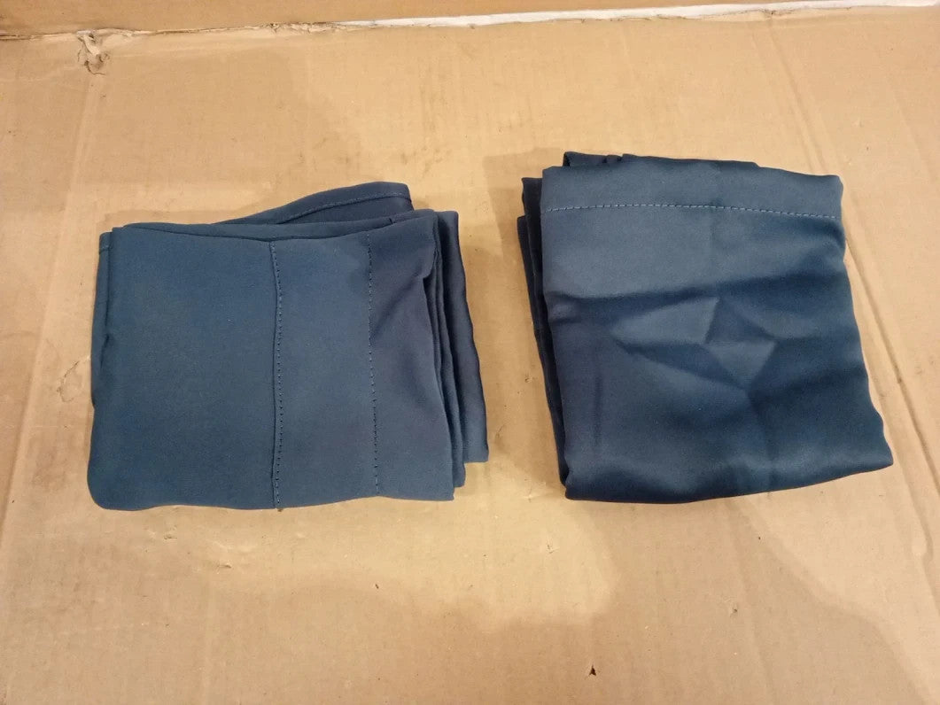 LinTimes Short Curtains 30in Long Bathroom Set 2 Panels Rod Pocket Blackout New