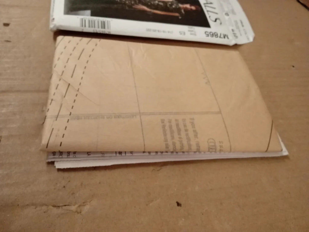 McCalls M7865 Sewing Pattern Template Paper Plain 14 To 22 Plain New