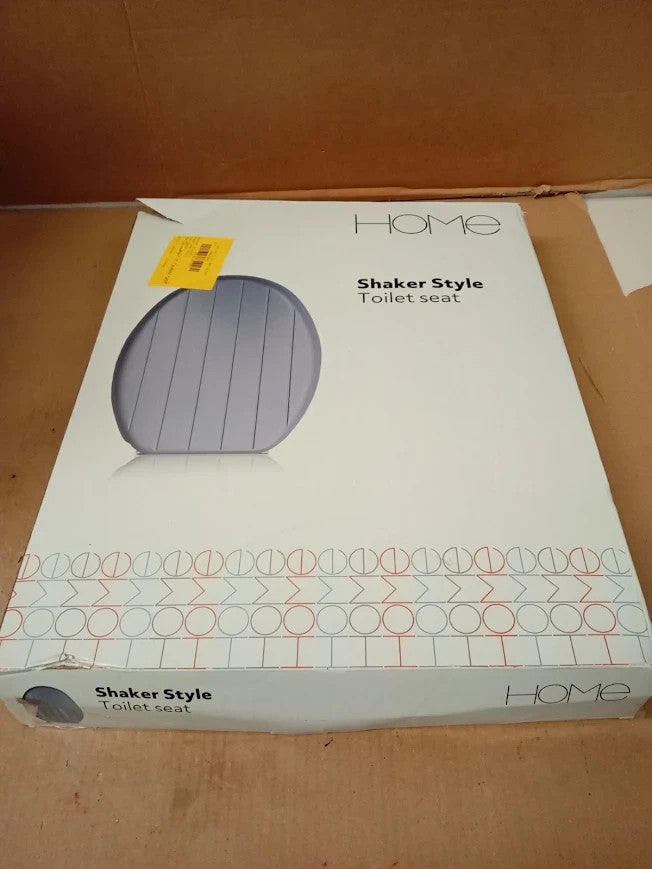 Argos Home Tongue Groove Style Toilet Seat Adjustable 45x37.3x5.3cm