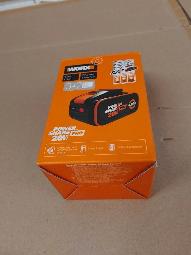 Worx WA3644 PowerShare Pro 20V 4.0Ah High Capacity Battery Battery Management
