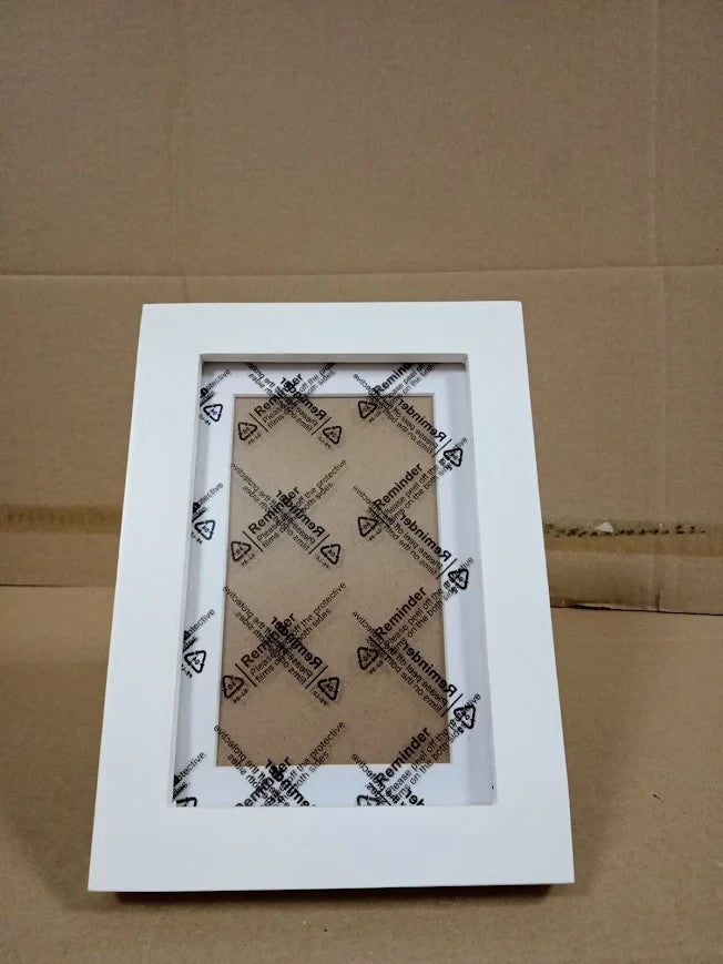 6x4 White Photo Frames Mount 4pack Solid Wood Picture Wall Tabletop New
