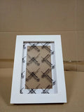 6x4 White Photo Frames Mount 4pack Solid Wood Picture Wall Tabletop New