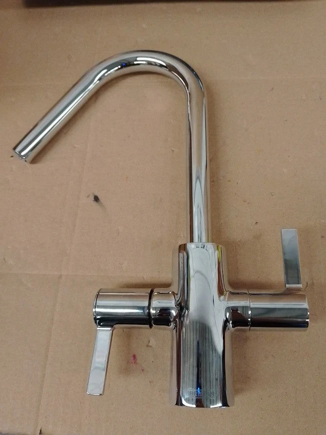 Bristan CSH EFSNK C Cashew Easyfit Kitchen Sink Mixer Tap Swivel Spout Chrome