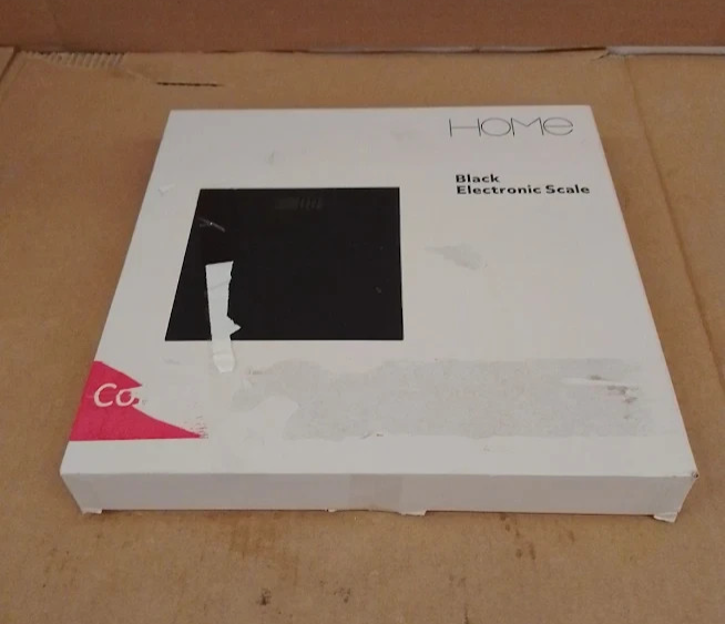 Argos Home Digital Bathroom Scales Black Electronic Weight Quality Design